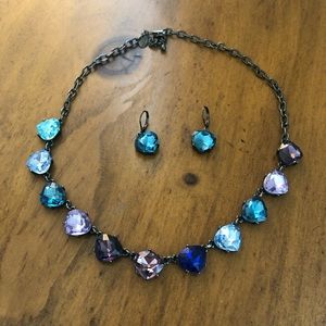 Lori Goldstein links necklace and earring set